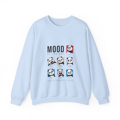 DUMLONG Panda Mood Unisex Heavy Blend™ Crewneck Sweatshirt