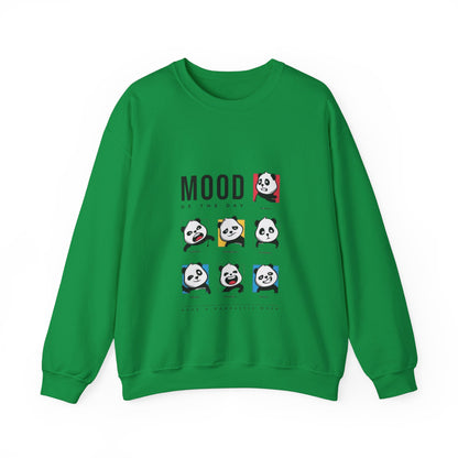 DUMLONG Panda Mood Unisex Heavy Blend™ Crewneck Sweatshirt