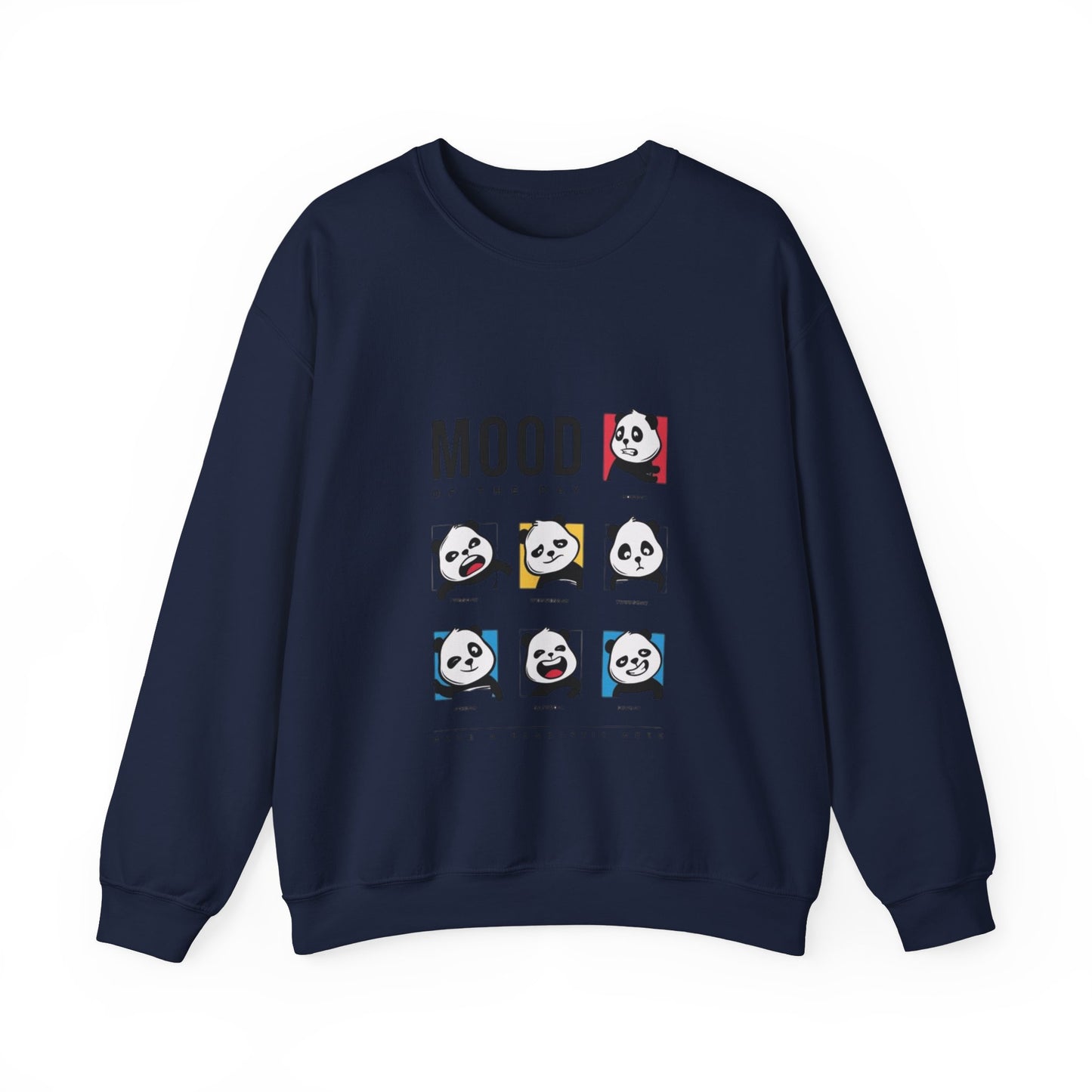 DUMLONG Panda Mood Unisex Heavy Blend™ Crewneck Sweatshirt
