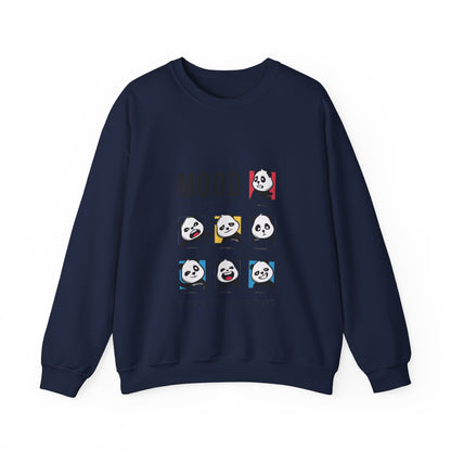 DUMLONG Panda Mood Unisex Heavy Blend™ Crewneck Sweatshirt