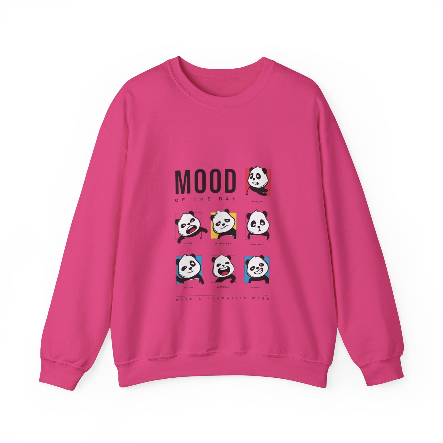 DUMLONG Panda Mood Unisex Heavy Blend™ Crewneck Sweatshirt