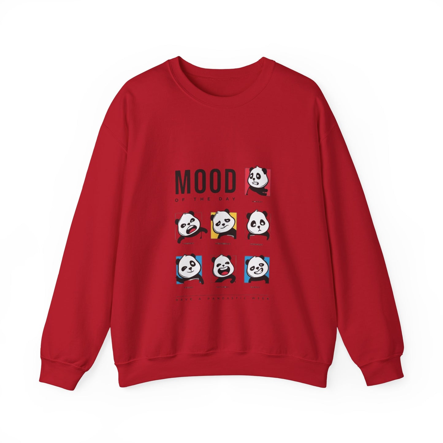 DUMLONG Panda Mood Unisex Heavy Blend™ Crewneck Sweatshirt