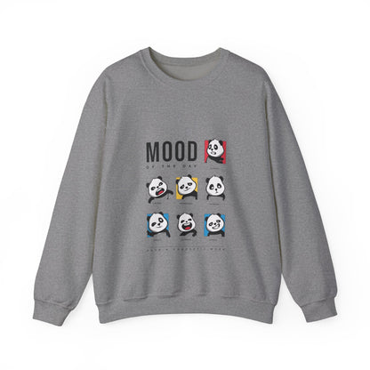 DUMLONG Panda Mood Unisex Heavy Blend™ Crewneck Sweatshirt