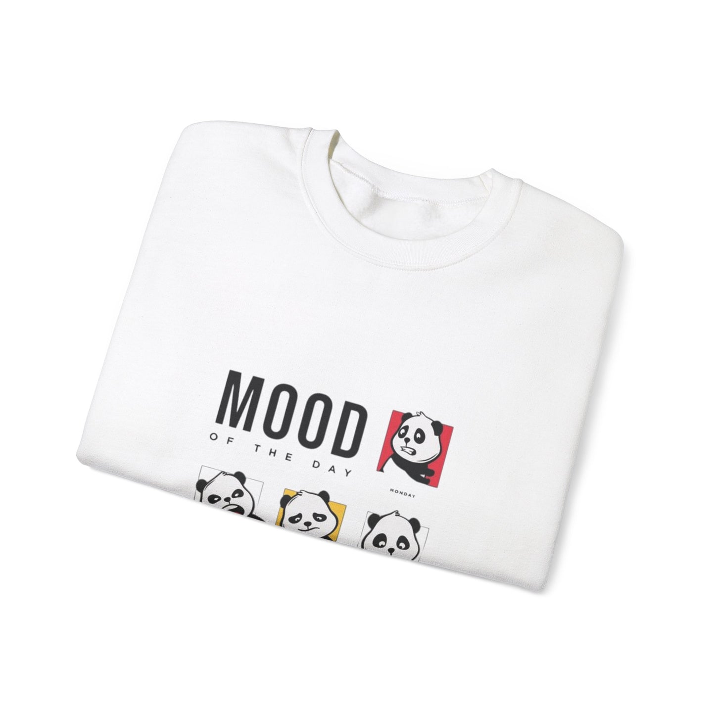 DUMLONG Panda Mood Unisex Heavy Blend™ Crewneck Sweatshirt