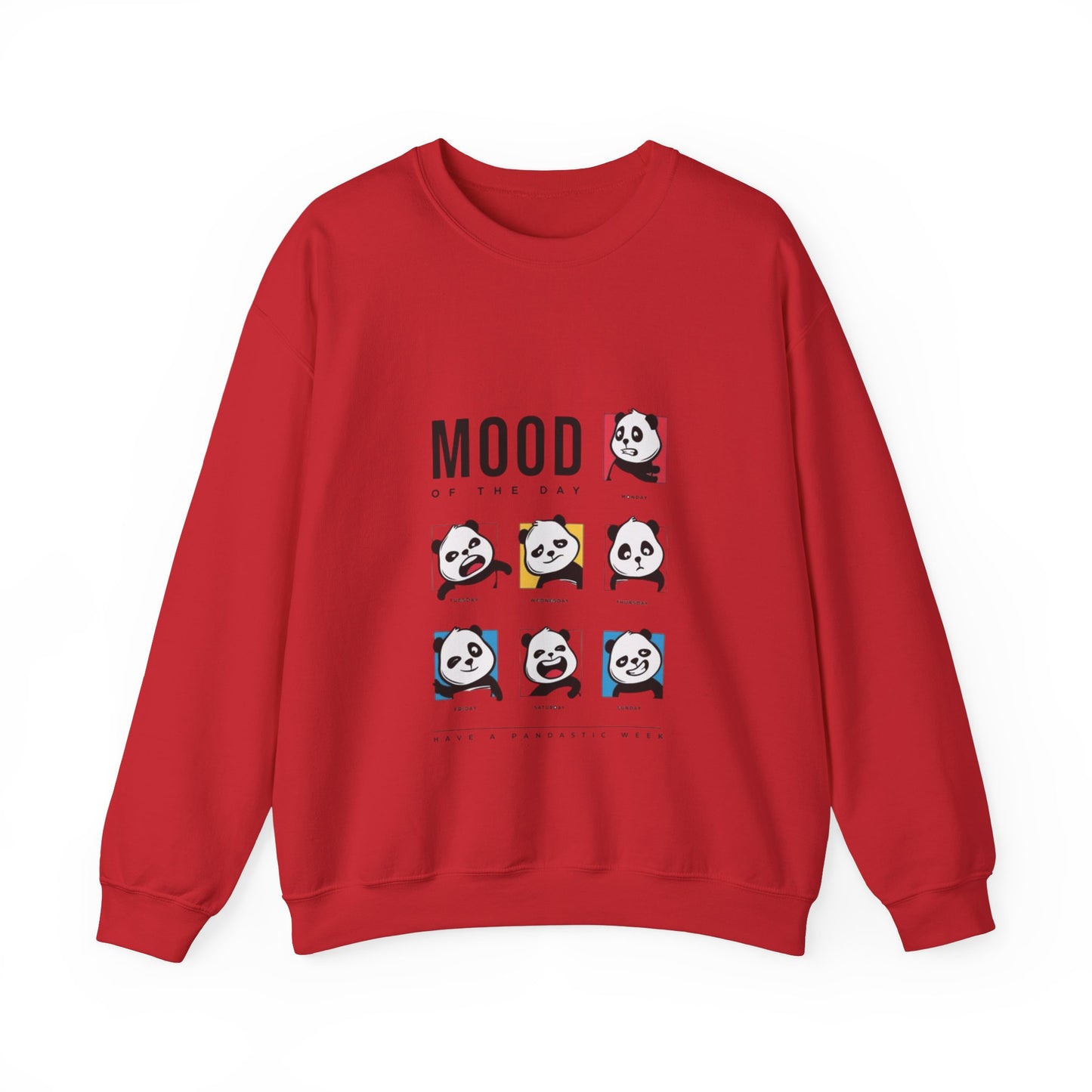 DUMLONG Panda Mood Unisex Heavy Blend™ Crewneck Sweatshirt