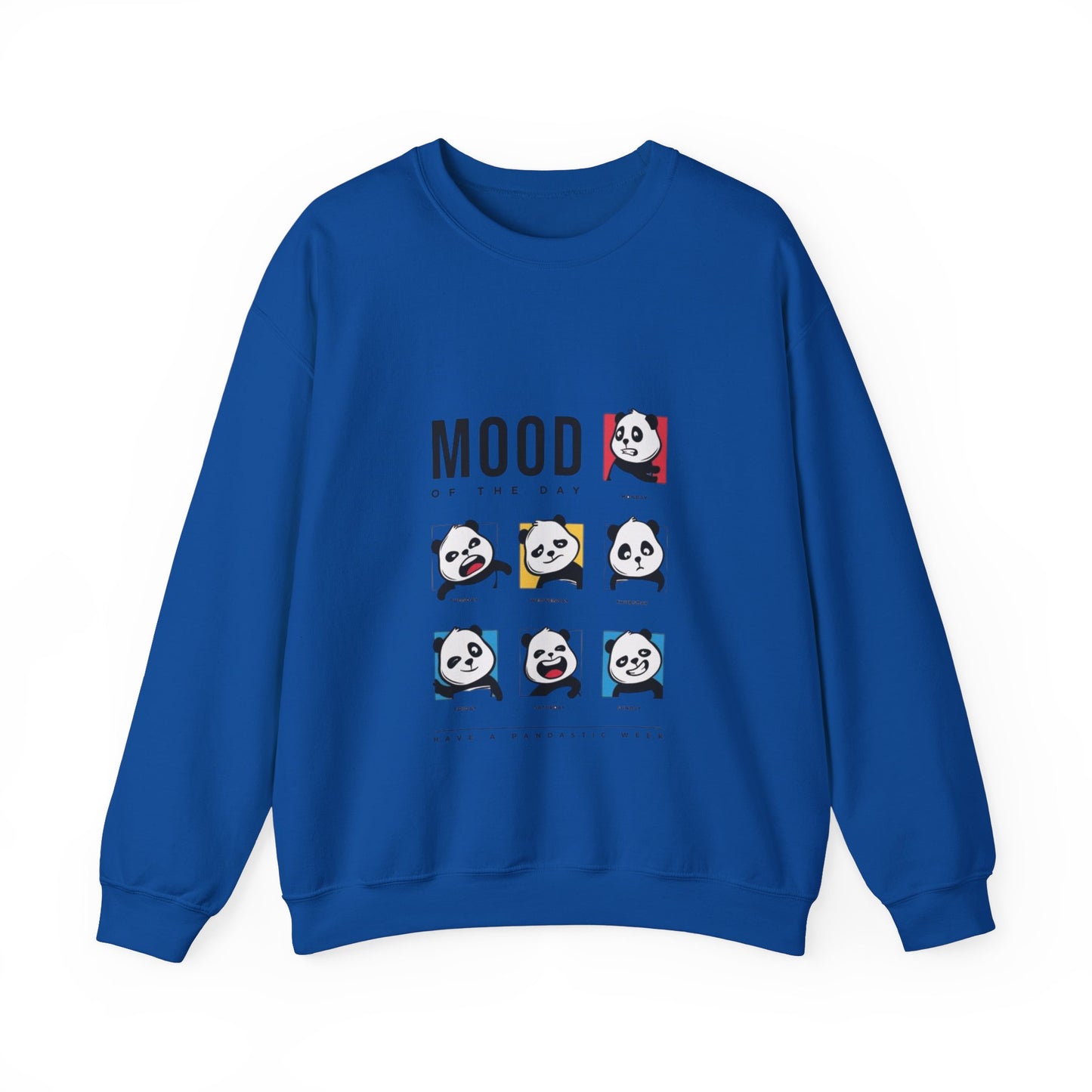 DUMLONG Panda Mood Unisex Heavy Blend™ Crewneck Sweatshirt